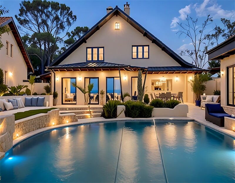 NEUER KP- MODERNE DESIGNER-VILLA + SPA-HIGHLIGHTS- 70 qm DELUXE-POOL + SAUNA-HOUSE -