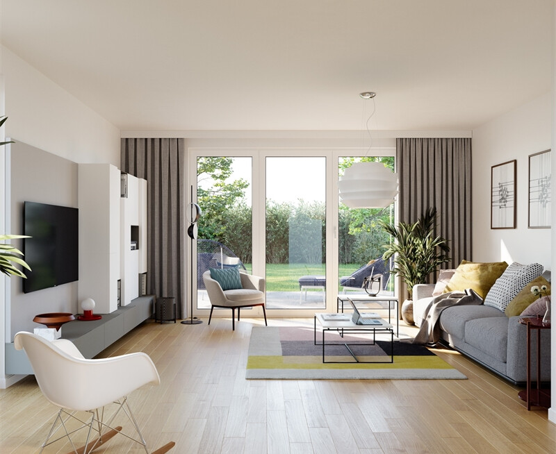 EXKLUSIVE 5 ZIMMER-GARTENMAISONETTE -Haus im Haus-400 qm Privatgarten