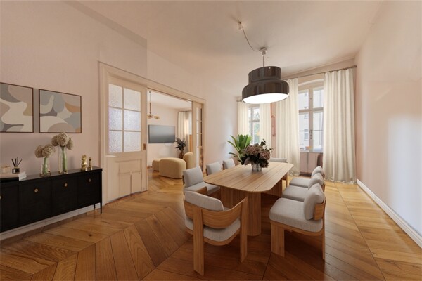 2.111,- pro QM- 5 % RENDITE SOLL-ERSTKLASSIGES STUCK-MIETSHAUS- dicht Schloss Charlottenburg