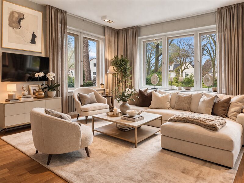 IMPOSANTE DENKMALVILLA & MODERNES GALERIE-HAUS für exklusivste Ansprüche- in feinster Lage