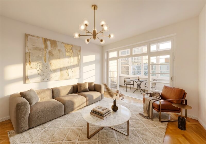 6.999,- pro QM- EXKLUSIVE ALTBAU-WOHNUNG- 100.000,- modernisiert- mit Weitblick- dicht am Park