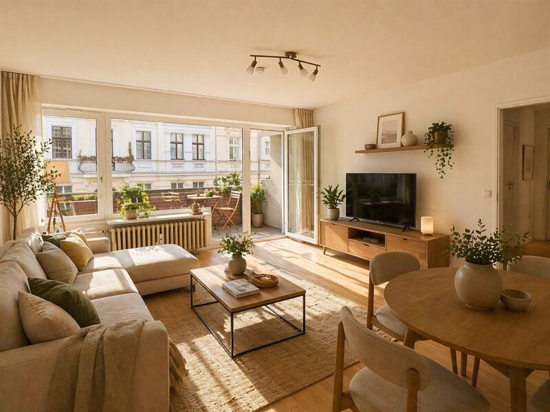 ERSTKLASSIGE 2-ZIMMER-WOHNUNG mit Südbalkon- Ruhiglage- dicht am Park