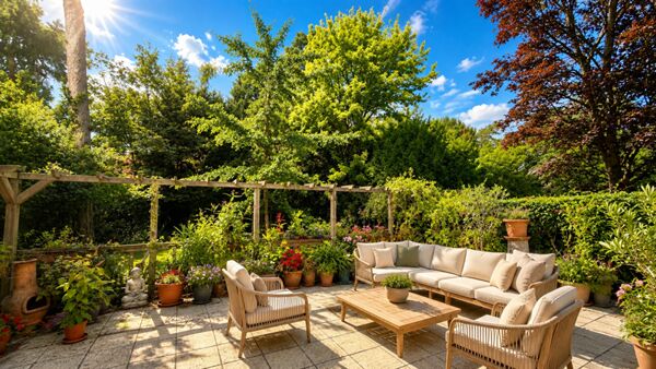 STILVOLLE 6 ZIMMER-VILLENHÄLFTE mit Indoor-Pool- 514 qm Sonnengrundstück - Ruhiglage dicht am Wald