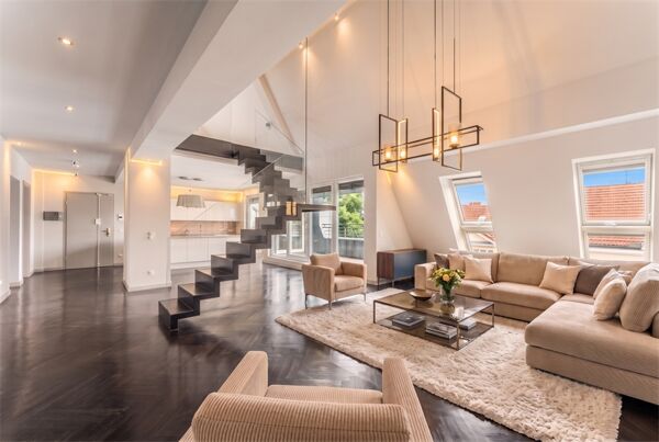 EXKLUSIVES DESIGNER-DACH mit 50 qm Traum-Dachterrasse mit 360° Weitblick über Berlin - nahe Kudamm